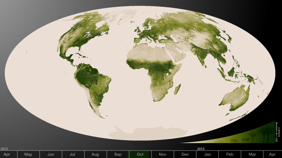 NASA | Η παγκόσμια βλάστηση σε ένα βίντεο