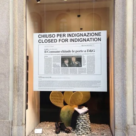 Dolce & Gabbana | Κλειστά τα καταστήματα τους στο Μιλάνο σε ένδειξη διαμαρτυρίας