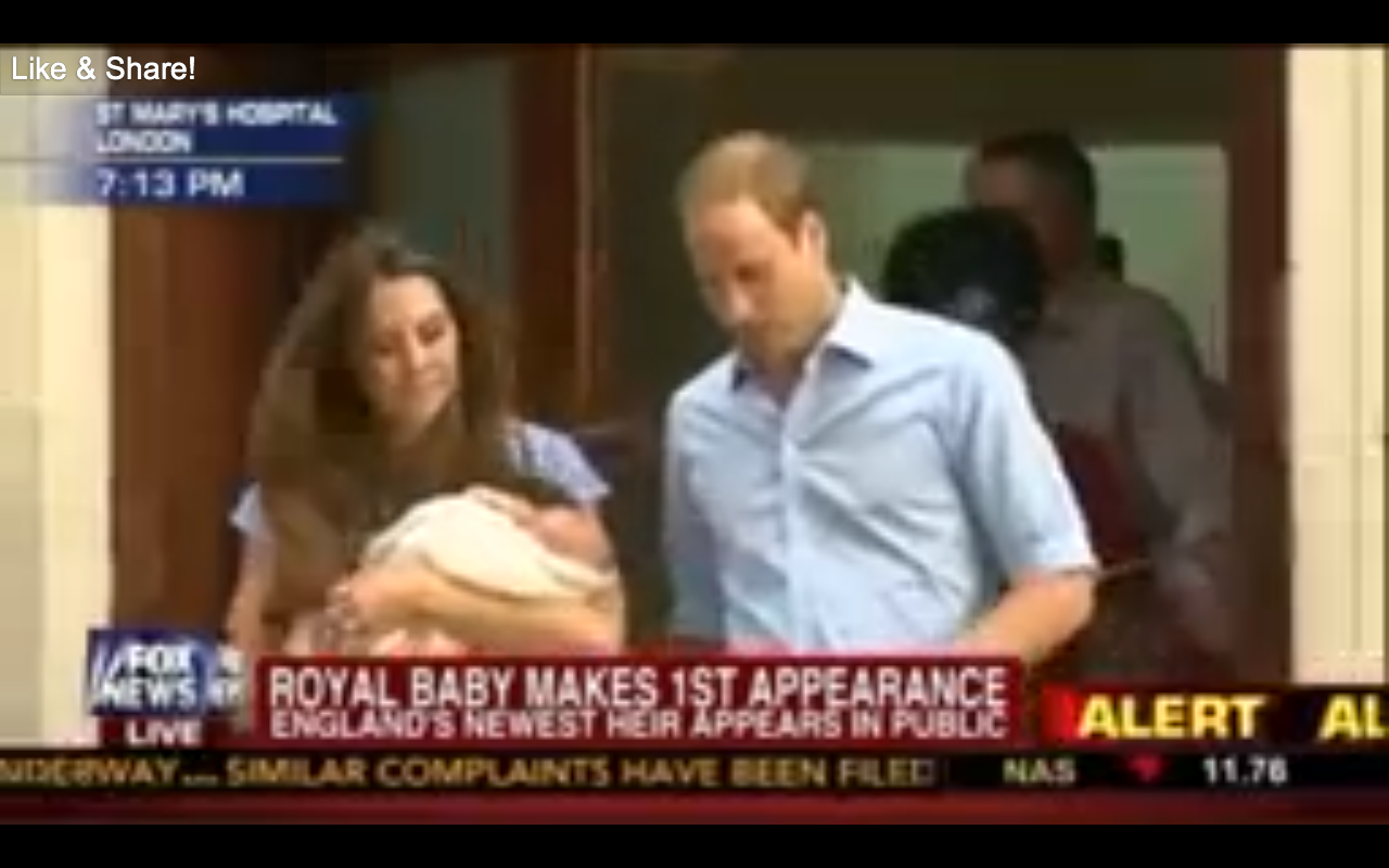 William & Kate | H πρώτη δημόσια εμφάνιση του μωρού τους