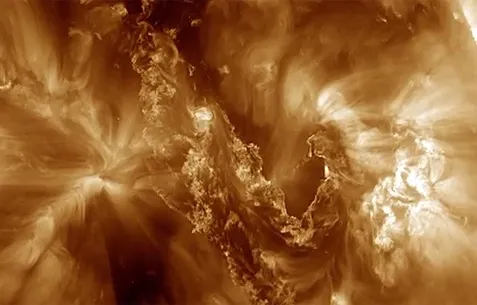 NASA | Φαράγγι φωτιάς στην επιφάνεια του Ήλιου