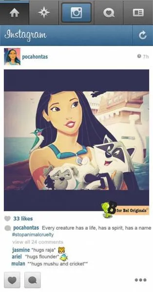 Αν οι πριγκίπισσες του Disney είχαν instagram 
