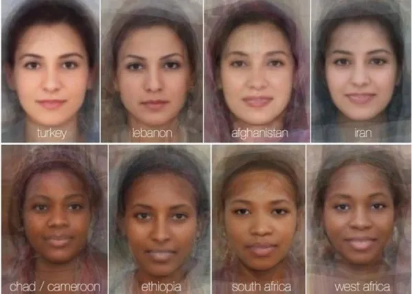 Πως είναι το πρόσωπο μίας μέσης γυναίκας ανά χώρα παγκοσμίως;
