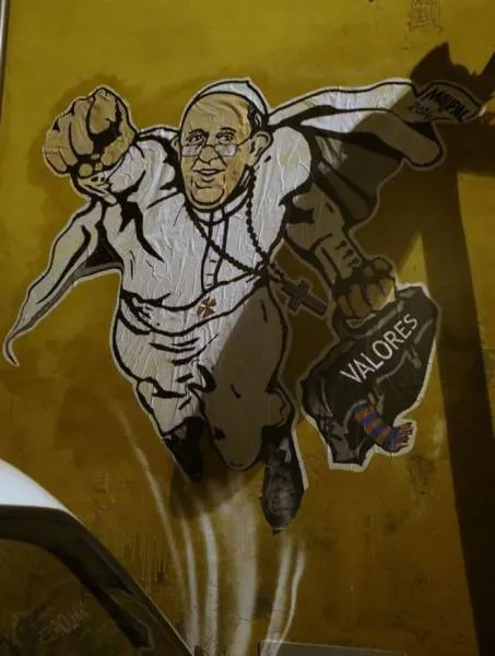 Ο Πάπας σε γκράφιτι!