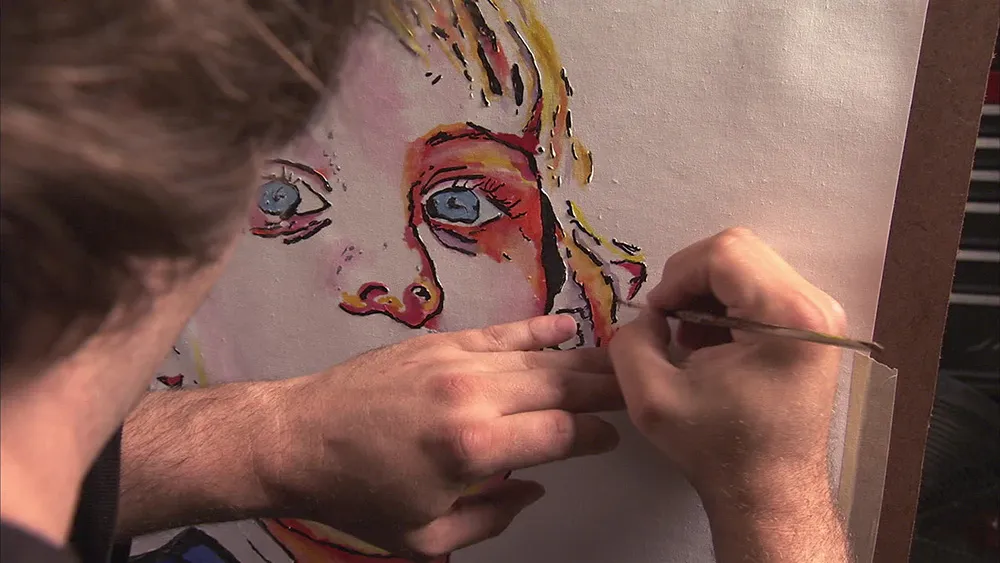 Πώς είναι να ζωγραφίζεις έναν πίνακα όταν είσαι τυφλός;