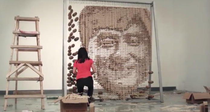 Πόσα Chopsticks χρειάζονται για να φτιάξεις το πορτρέτο του Jackie Chan; 