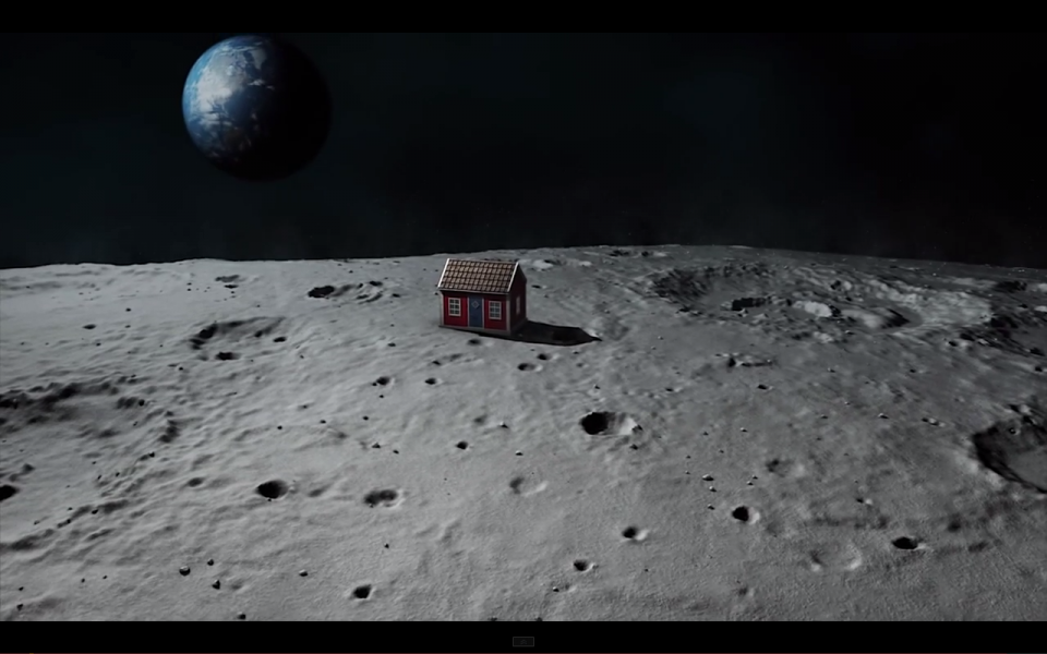 Αυτό είναι το πρώτο σπίτι στην επιφάνεια της σελήνης
