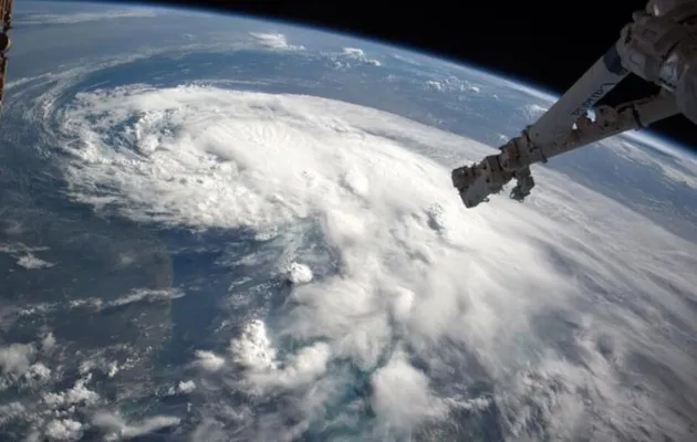 Να πώς φαίνεται ο τυφώνας Άρθουρ από τον Διεθνή Διαστημικό Σταθμό