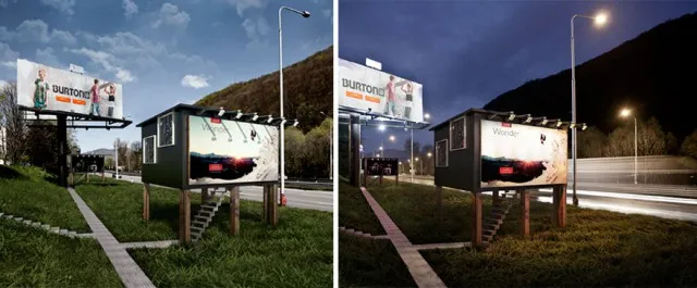 Όταν τα διαφημιστικά billboards μπορούν να στεγάσουν... άστεγους