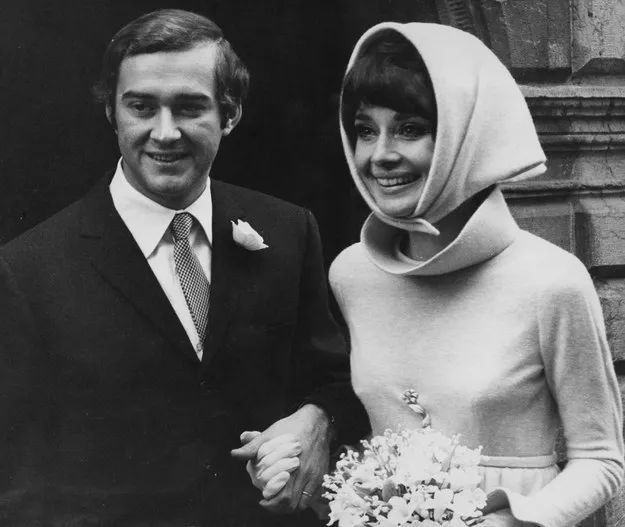 Audrey Hepburn and Andrea Dotti, 1969