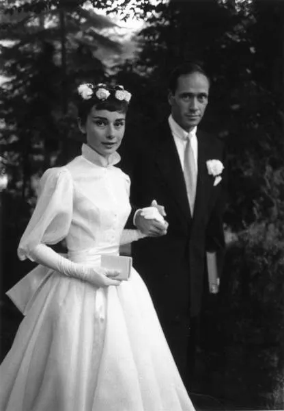 Audrey Hepburn and Mel Ferrer, 1954