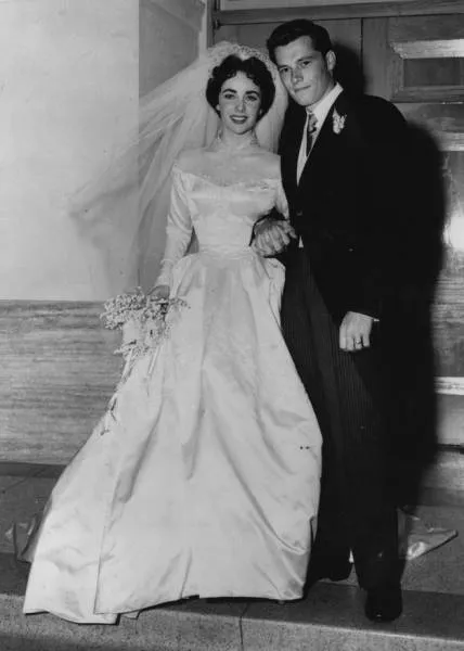 Elizabeth Taylor and Conrad Hilton, 1950