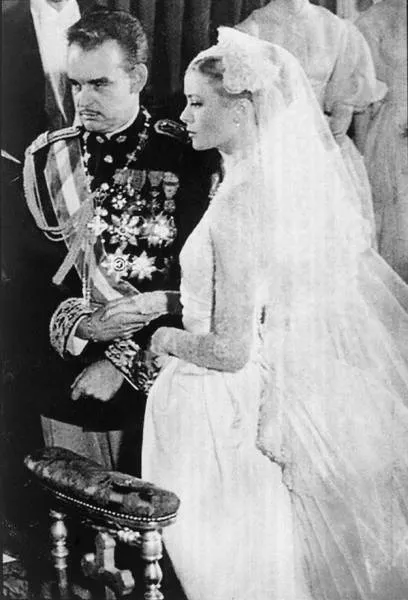 Grace Kelly and Prince Rainier of Monaco, 1956