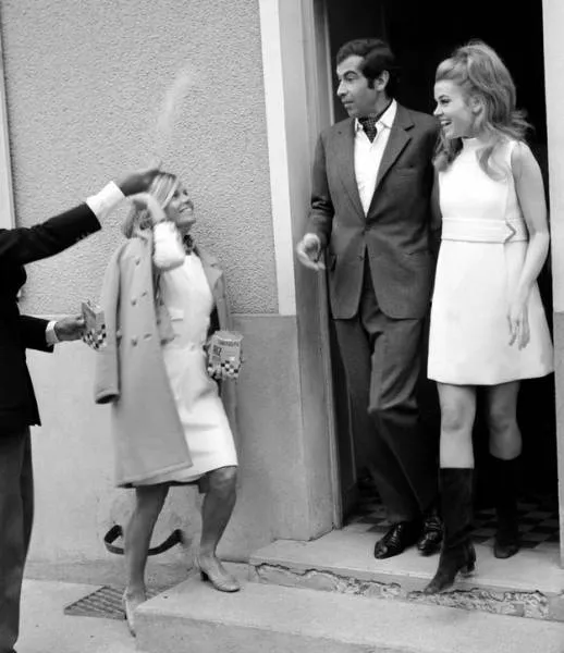 Jane Fonda and Roger Vadim, 1965
