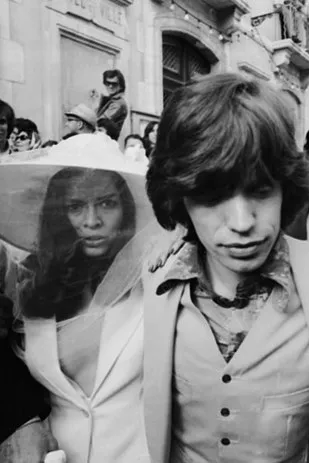 Mick Jagger and Bianca Jagger, 1971