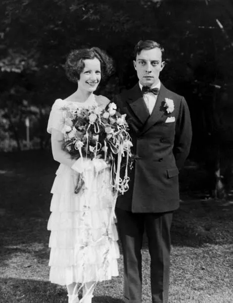 Natalie Talmage and Buster Keaton, 1921