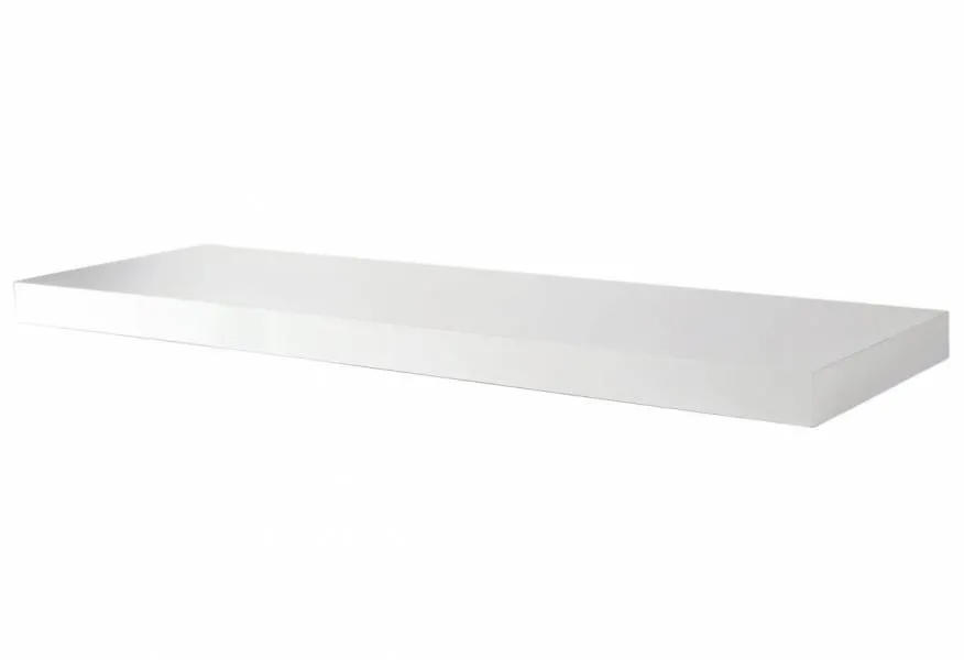 Ράφι Glossy 80X23,5 cm Λευκό 