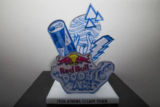 Red Bull Doodle Art (2)