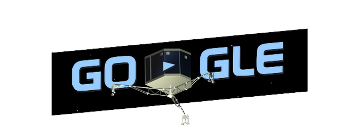Google Doodle: Η ιστορική προσεδάφιση του Philae στον κομήτη Tchouri