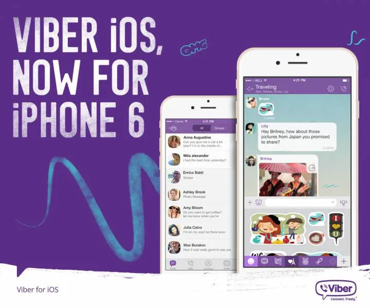 Viber: Επιτέλους σχεδιάστηκε για το νέο iPhone 6/6 Plus