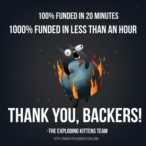 Αυτή η ιδέα έγινε 1000% funded σε λιγότερο από μία ώρα!