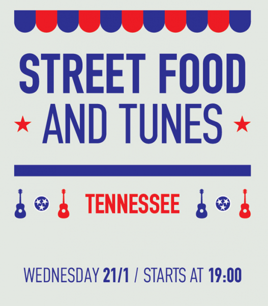 Street Food and Tunes: Tennessee - Τετάρτη 21 Ιανουαρίου @ Collage