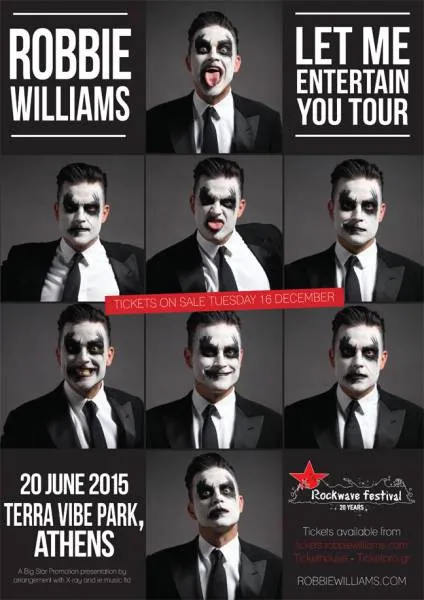robbie williams in athens