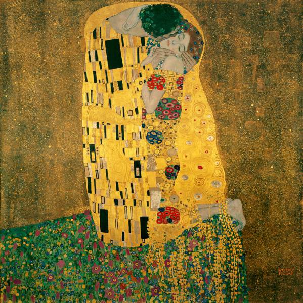 1. Gustav Klimt - "The Kiss"