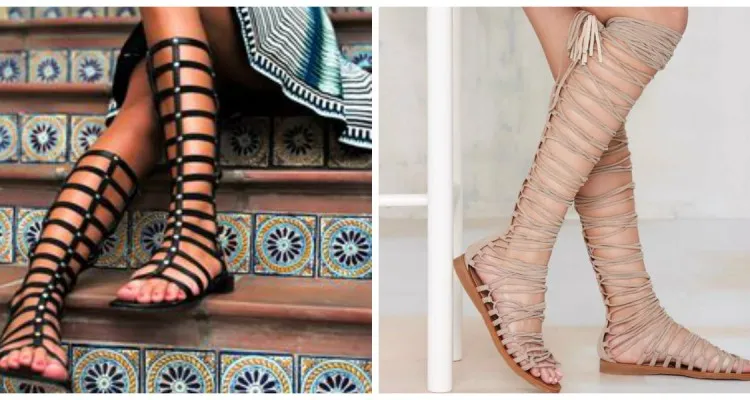 Gladiator sandals: το απόλυτο καλοκαιρινό trend! (photos)