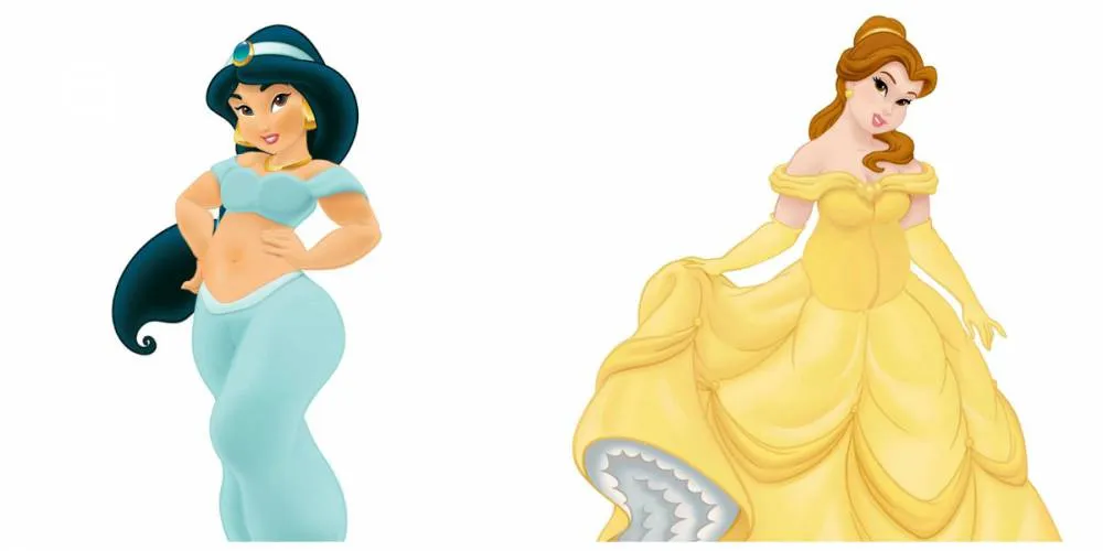 Oι πριγκίπισσες της Disney σε plus-size!
