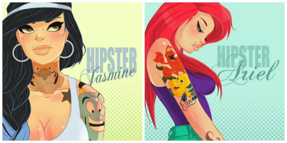 Οι πριγκίπισσες της Disney ως hipsters! (photos)