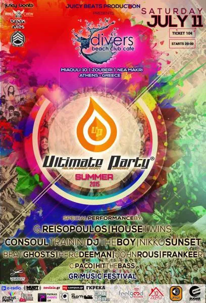 Ultimate Beach Party - The BEST DJ's ON DEXX @Divers Club Cafe
