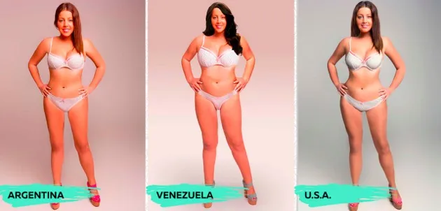 Μια έρευνα δείχνει πως είναι το τέλειο σώμα σε κάθε χώρα στον κόσμο