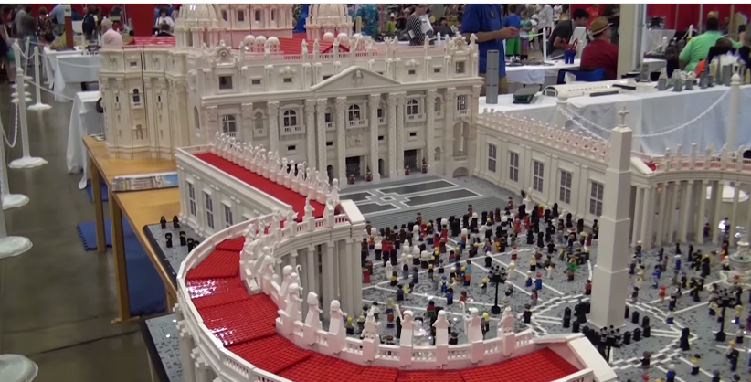 Βατικανό από 500.000 τουβλάκια Lego γίνεται; Γίνεται!