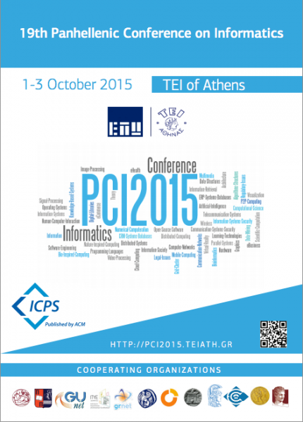 ΤΕΙ Αθήνας: 19ο Πανελλήνιο Συνέδριο Πληροφορικής - PCI 2015