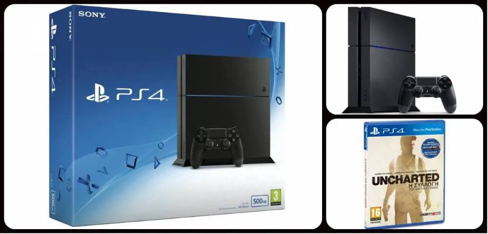 Sony PlayStation 4: Αγόρασέ το τώρα Online και πάρε δώρο το Uncharted Nathan Drake Collection!