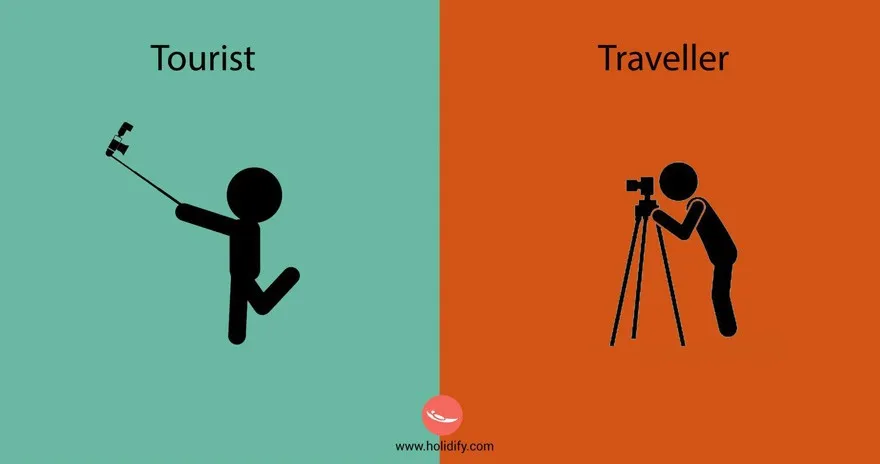 Γιατί ο τουρίστας από τον ταξιδιώτη έχει τεράστια διαφορά;