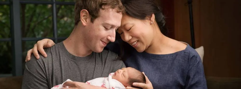 Συγκινητικό: Ο Mark Zuckerberg έκανε παιδί και δωρίζει το 99% των μετοχών του!