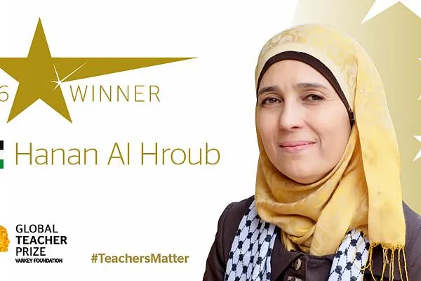 Η καλύτερη δασκάλα του κόσμου είναι η Παλαιστίνια Χανάν Αλ Χρούμπ