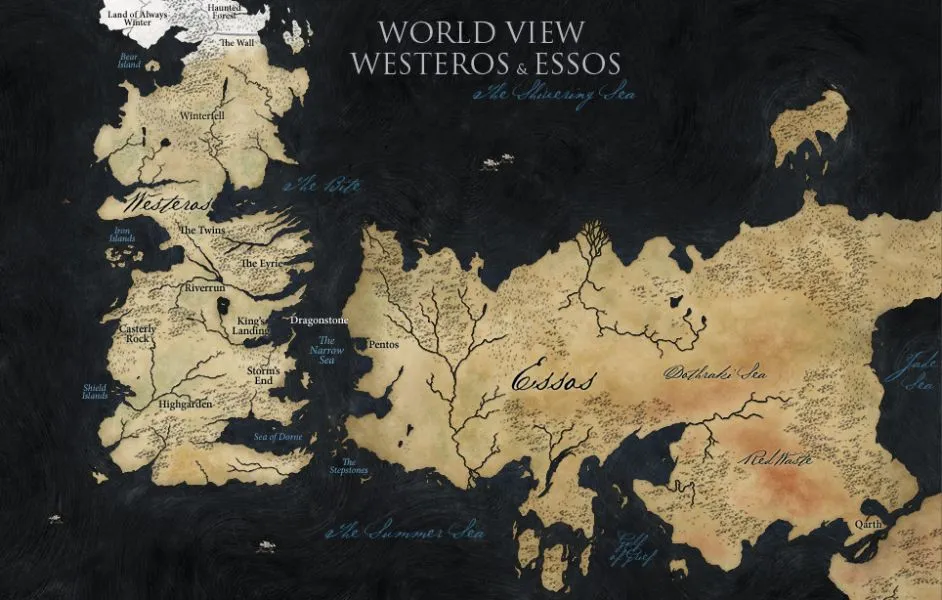 Game of Thrones: Ο χάρτης του Westeros δεν είναι καθόλου τυχαίος!