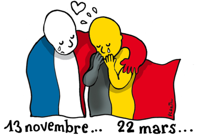 H Γαλλία παρηγορεί το Βέλγιο στο συγκινητικό σκίτσο της Le Monde