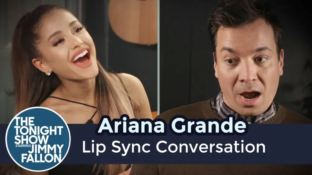 Η απόλυτη Lip Sync συζήτηση με την Ariana Grande και τον Jimmy Fallon!