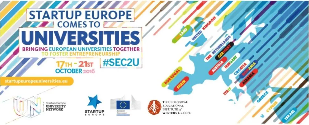 Το ΤΕΙ Δυτικής Ελλάδας συμμετέχει στην πρωτοβουλία Startup Europe Comes to the Universities (SEC2U)