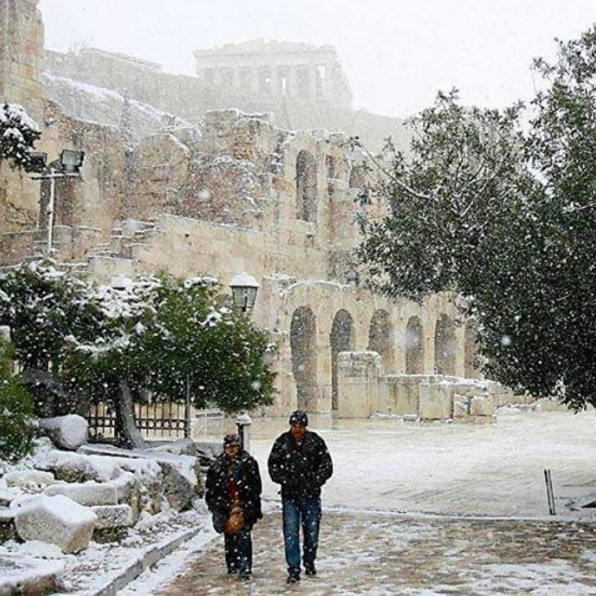 Χιόνια στην Αθήνα: Οι καλύτερες φωτογραφίες που βρήκαμε στο Instagram!