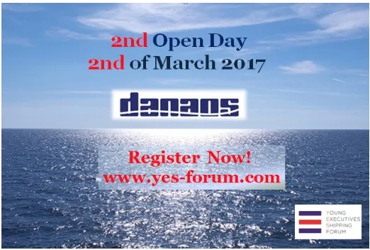 To 2o Open Day του YES FORUM είναι γεγονός και θα γίνει στη DANAOS !