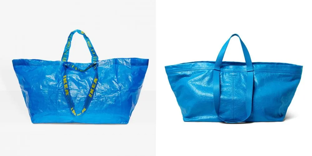Η ΙΚΕΑ τρόλαρε ανελέητα τον οίκο Balenciaga για την πανάκριβη μπλε τσάντα του!