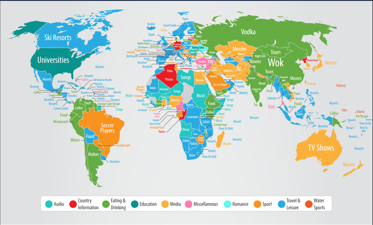 Ένας χάρτης με τις αντιλήψεις που υπάρχουν παγκοσμίως για κάθε χώρα!