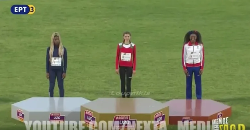 Ανεπανάληπτη Γκάφα: Έπαιξαν λάθος Εθνικό ύμνο και η αθλήτρια αποχώρησε από το βάθρο (video)