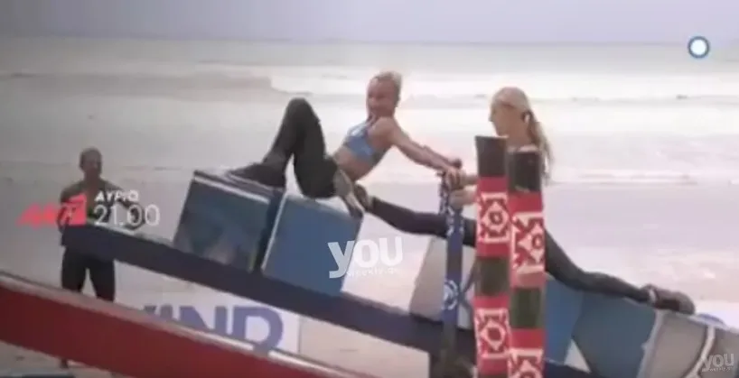Nomads: Η Όλγα Πηλιάκη κάνει χαλαρή ΣΠΑΓΚΑΤΟ στο αγώνισμα (video)