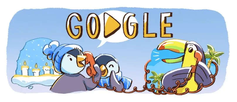 Καλές γιορτές: Η Google μπήκε στην εορταστική περίοδο με Χριστουγεννιάτικο doodle!