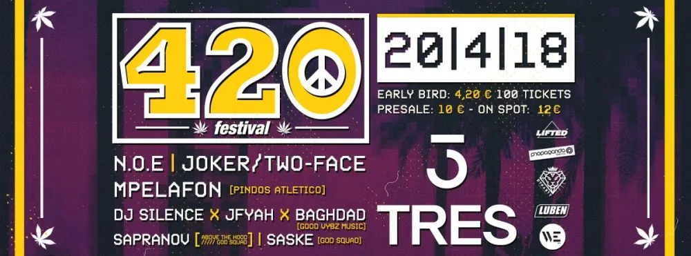 420 Festival Greece - Athens @ TRES Athens - Μάθε περισσότερα για το Φεστιβάλ!